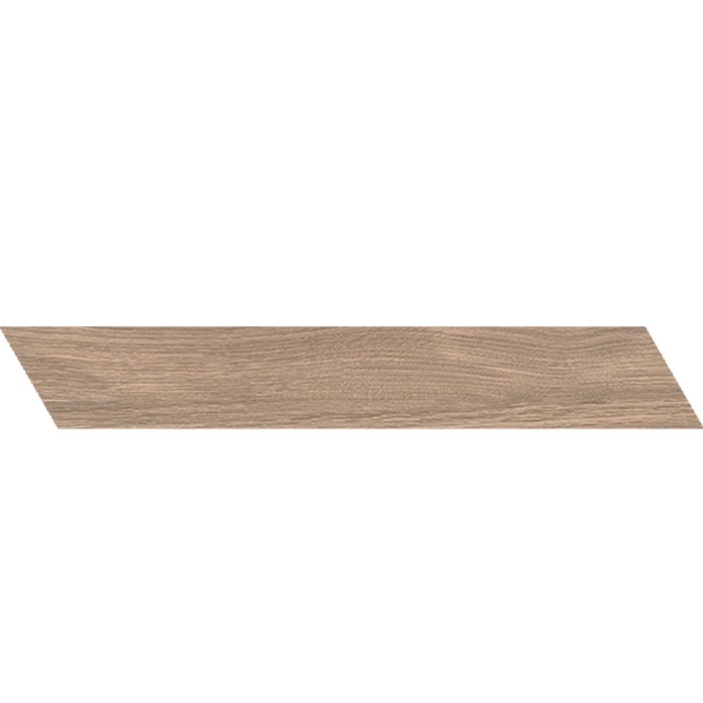 A stack of Cocoon Ease chevron tiles, displaying the tile's thickness and edge