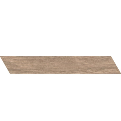 A stack of Cocoon Ease chevron tiles, displaying the tile's thickness and edge