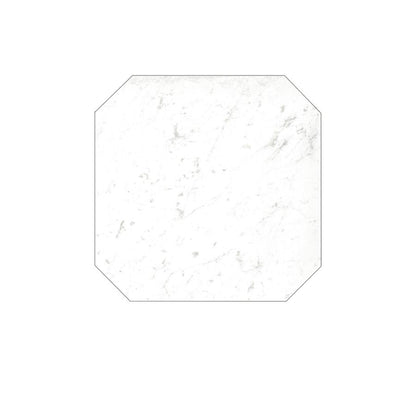 Another room scene with Classica 8x8 Ottagona Carrara tiles on the floor, highlighting its use in a modern setting.