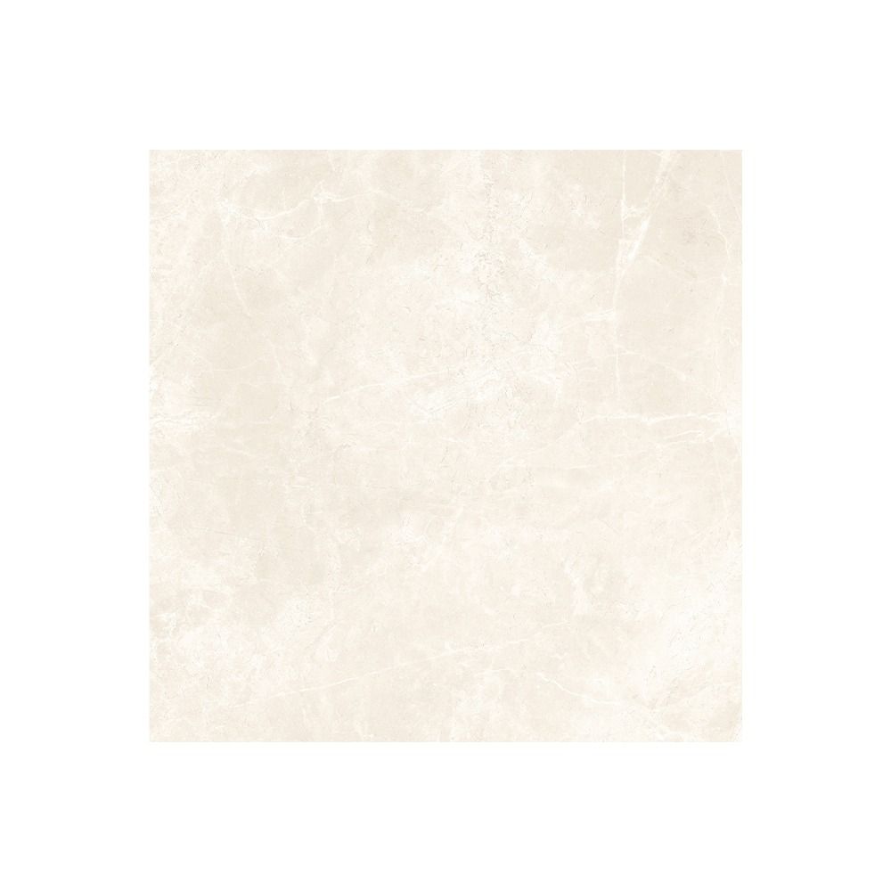 An overhead shot of multiple Classica 12x12 Marfil Matte tiles laid out, highlighting the slight variation (V2) in the pattern.