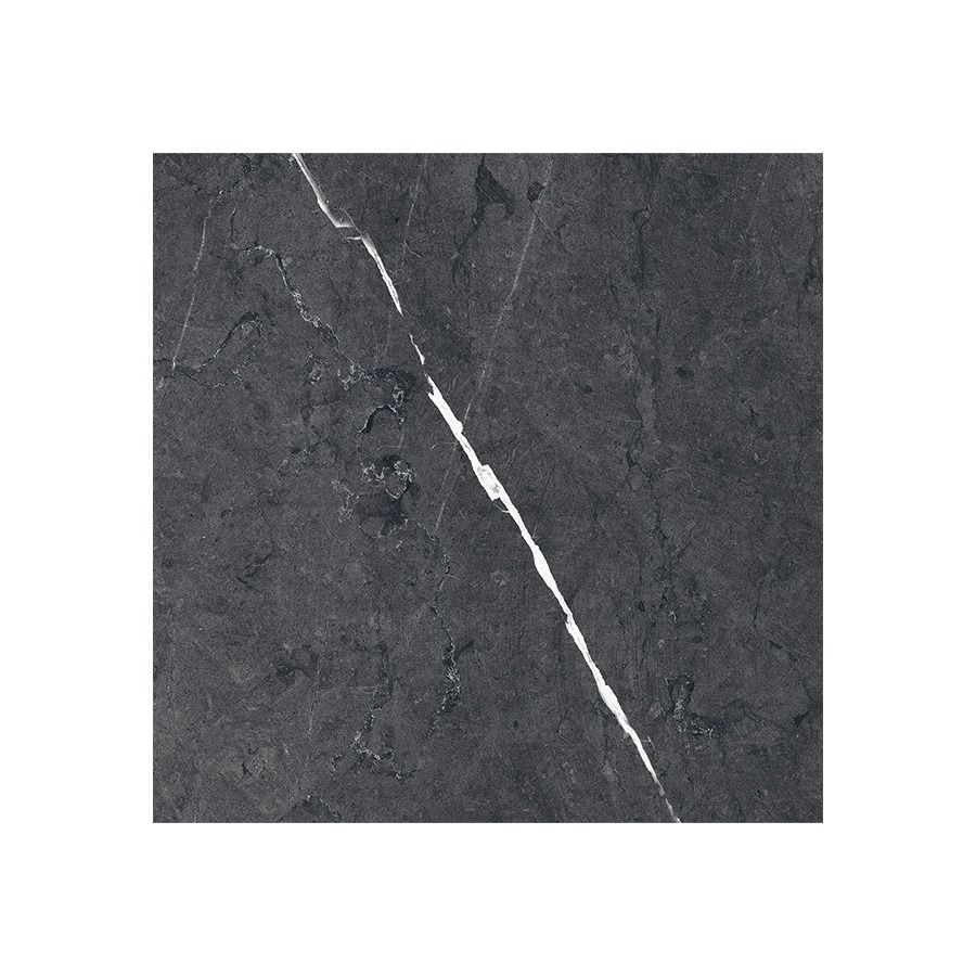 An example of Classica Nero Marquina tiles used in a shower or bathroom setting, demonstrating its application in wet areas.