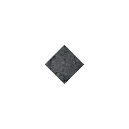 Shower wall featuring Classica Nero Marquina 2x2 Dot mosaic tiles