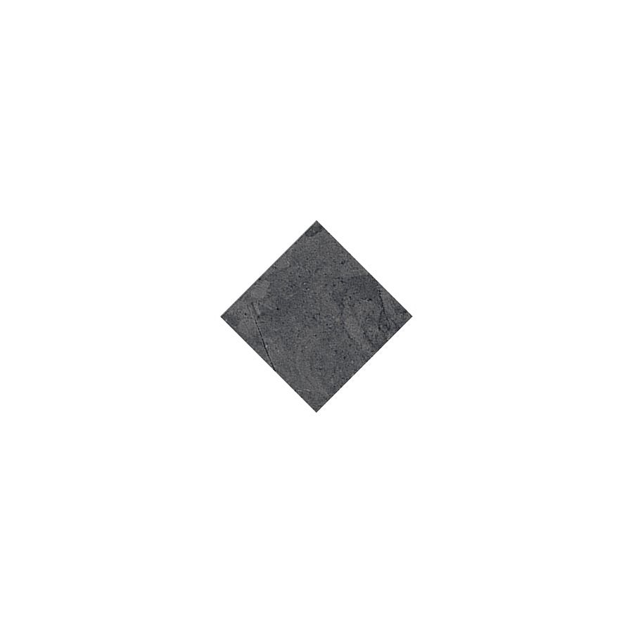 A sample of Classica Nero Marquina 2x2 Dot tile alongside other Classica range tiles