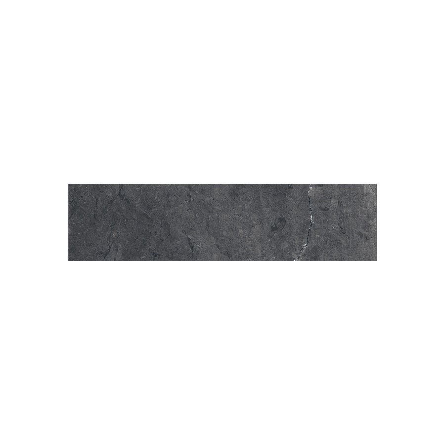 A stack of Classica 3x12 Nero Marquina tiles, emphasizing the consistent sizing and finish.
