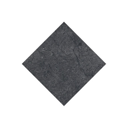 A tiled surface featuring multiple Classica 3x3 Nero Marquina tiles, highlighting the slight variation in pattern.