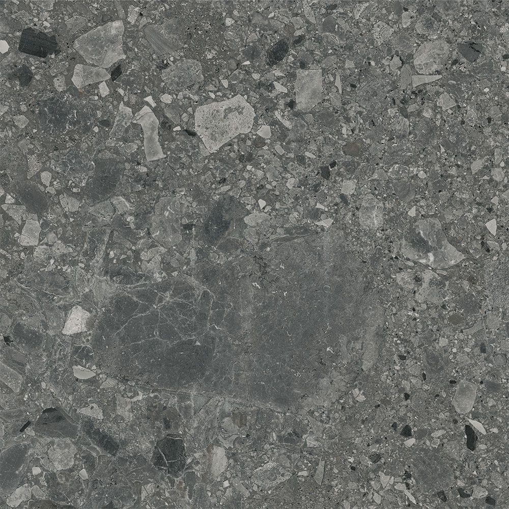 Another angle of the Ceppo Anthracite Matte tile, highlighting its matte finish