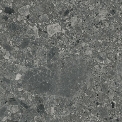 Another angle of the Ceppo Anthracite Matte tile, highlighting its matte finish