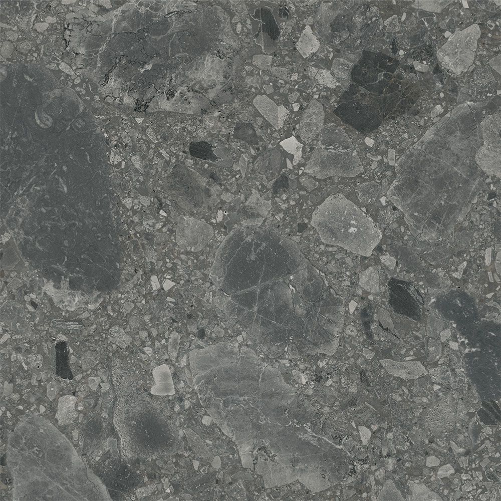 Detail of the tile's edge, showing the rectified cut