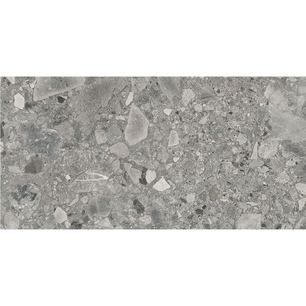Ceppo Grey Matte porcelain tiles in an outdoor patio or walkway application