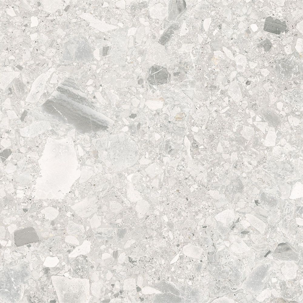 Detail of the matte finish on Ceppo Ivory porcelain tile