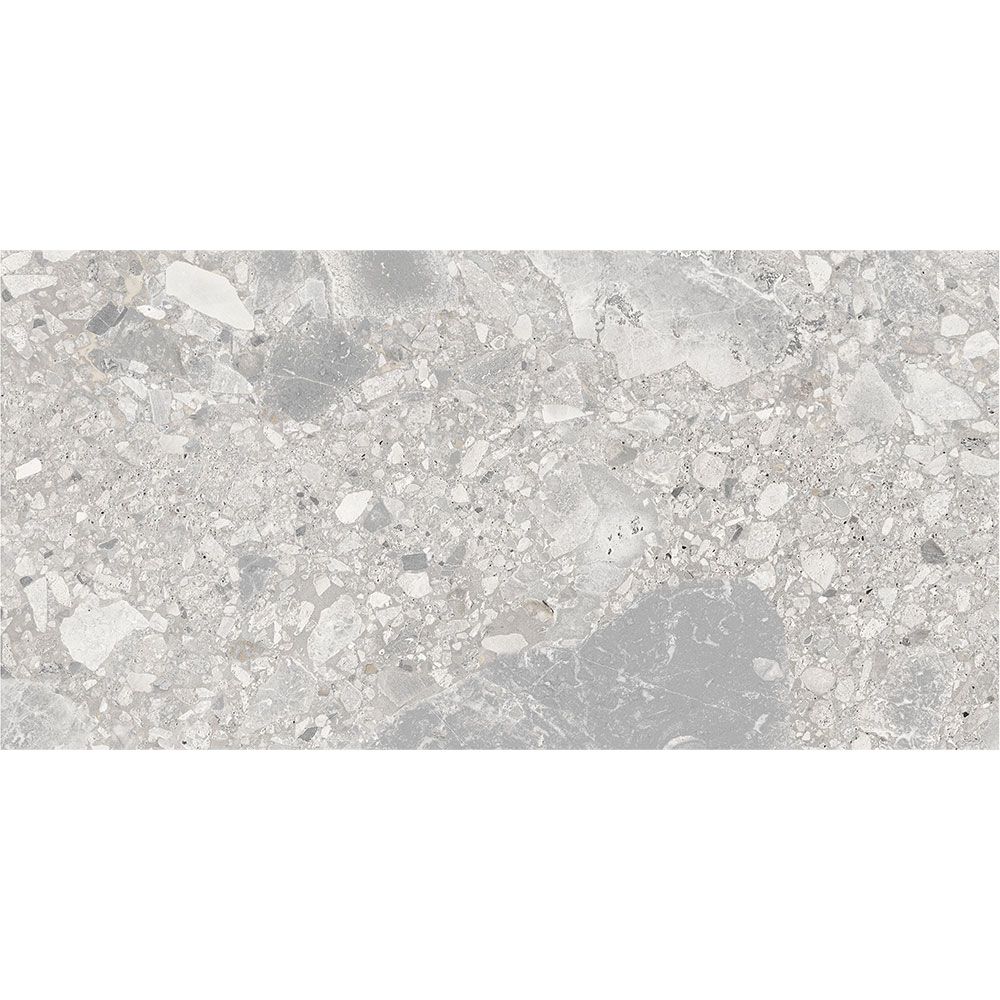 Detail shot of the matte finish on the Ceppo Natural tile, emphasizing its texture