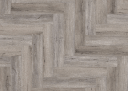 CYRUS FLOORS Herringbone Vinyl SPC - Frosted AS001 - D & R Flooring