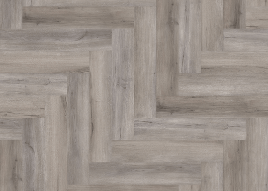 CYRUS FLOORS Herringbone Vinyl SPC - Frosted AS001 - D & R Flooring
