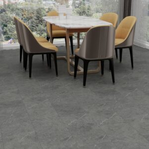 CYRUS FLOORS Vinyl SPC ZEN Tile - Midnight Onyx ZT002 - D & R Flooring