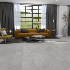 CYRUS FLOORS Vinyl SPC ZEN Tile - Moonlit Silver ZT003 - D & R Flooring