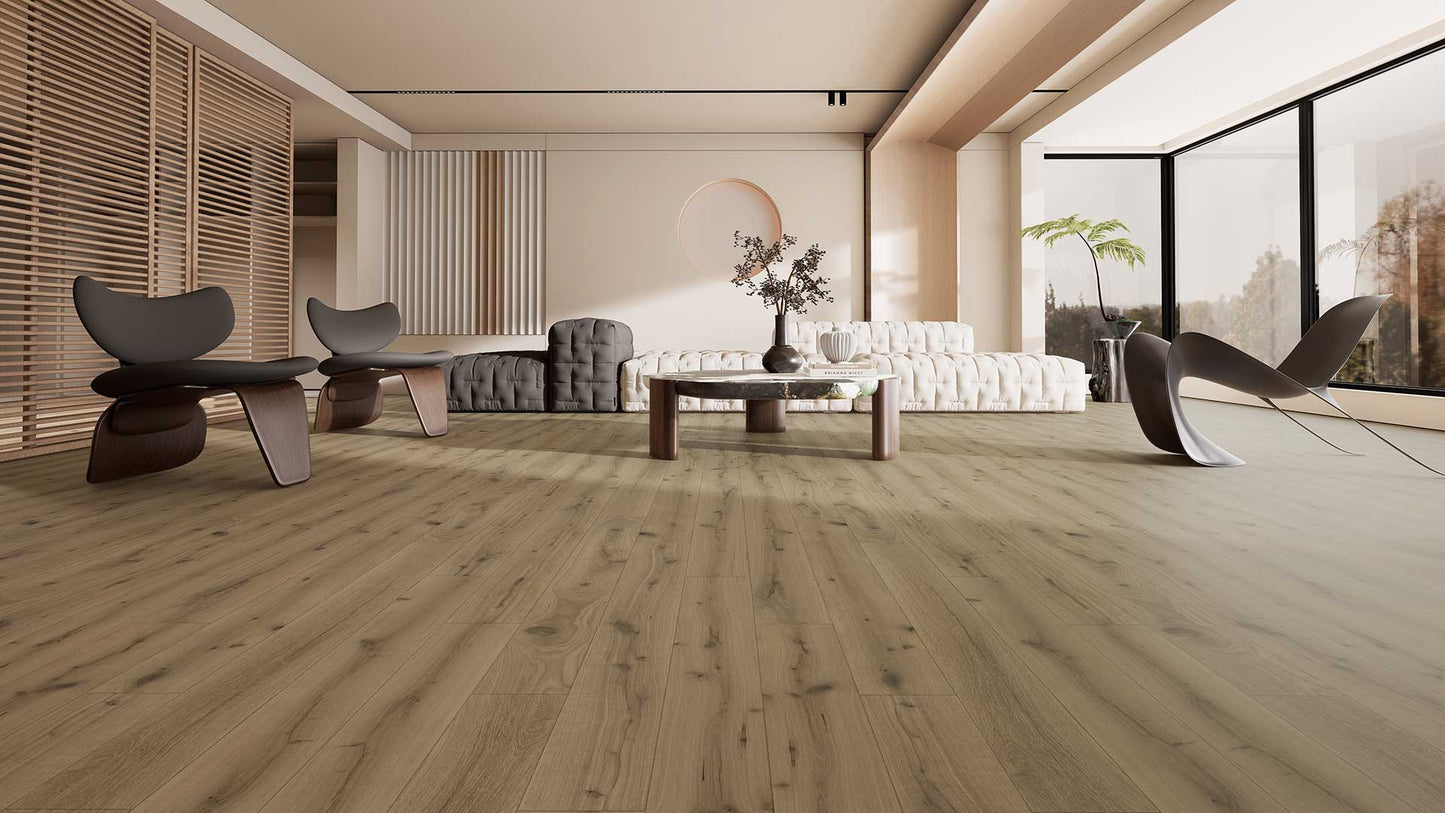 EUROSTYLE Signature Brushed Premium Engineered Wood Flooring - Oak Amsterdam