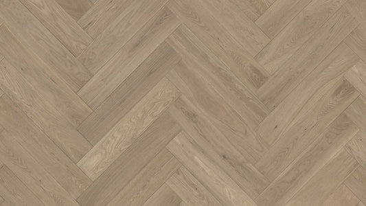 EUROSTYLE Signature Brushed Herringbone Engineered Wood Flooring - Oak Dijon
