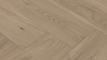 EUROSTYLE Signature Brushed Herringbone Engineered Wood Flooring - Oak Dijon