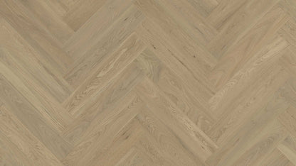 EUROSTYLE Signature Brushed Herringbone Engineered Wood Flooring - Oak Marseille