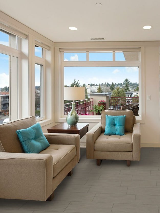 Harbinger Artisan Vinyl Tile - Grasscloth Tweed - D & R Flooring