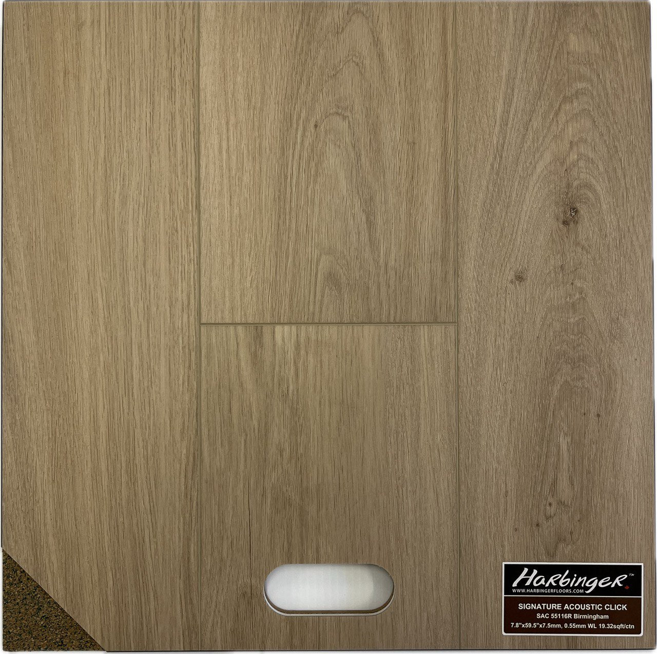 Harbinger Signature Acoustic Click Vinyl Plank - Birmingham SAC 55116R - D & R Flooring