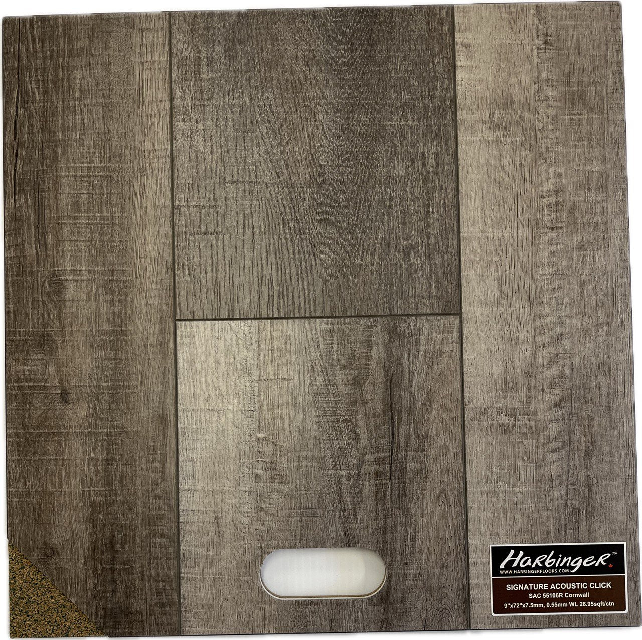 Harbinger Signature Acoustic Click Vinyl Plank - Cornwall SAC 55106R - D & R Flooring