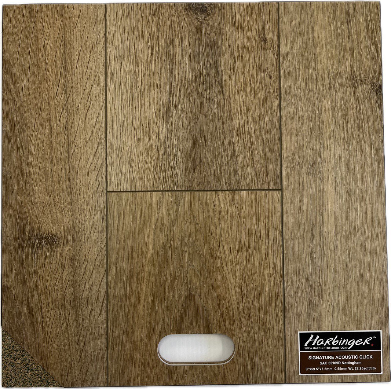 Harbinger Signature Acoustic Click Vinyl Plank - Nottingham SAC 55109R - D & R Flooring
