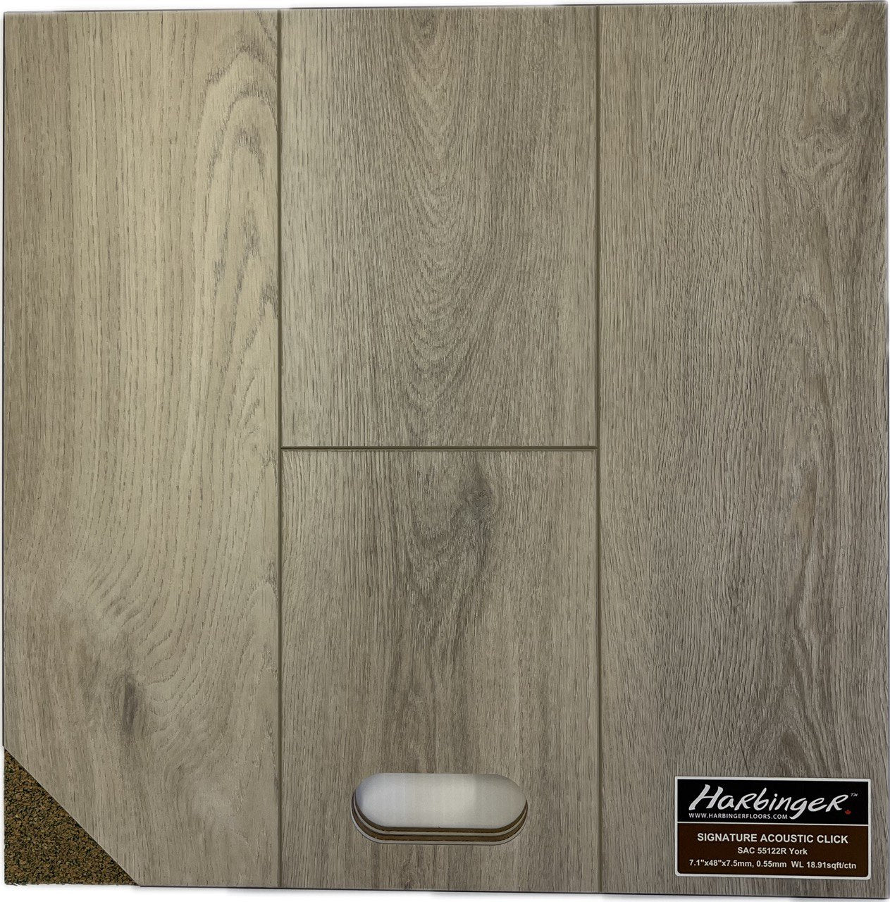 Harbinger Signature Acoustic Click Vinyl Plank - York SAC 55122R - D & R Flooring