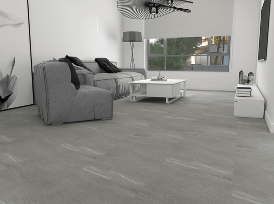 Harbinger Signature Acoustic Click Vinyl Tile - Bantame SAC 55010S - D & R Flooring