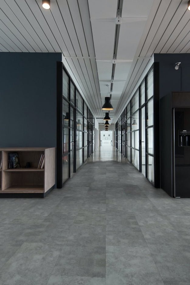 Harbinger SPC Vinyl Tile - Stormy Grey - D & R Flooring