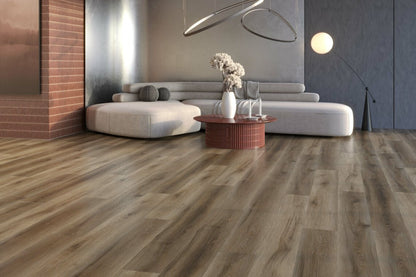 Kennedy Solar Shamrock Surfaces Vinyl Stone Core Plank - Chandon Oak - D & R Flooring