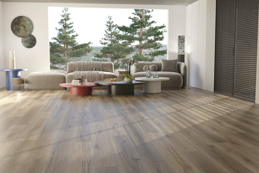 Kennedy Solar Shamrock Surfaces Vinyl Stone Core Plank - Visalia Oak - D & R Flooring