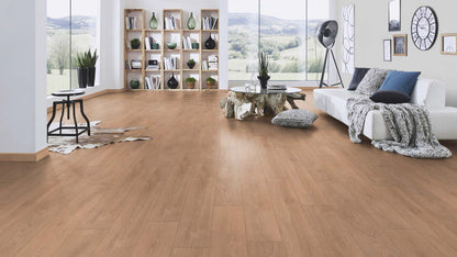 Euro Style German Laminate Atlantic 12 - Light Brushed Oak