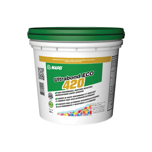 Mapei Ultrabond Eco 420 - Moisture - Resistant Indoor/Outdoor Carpet Adhesive - 946 ml - D & R Flooring
