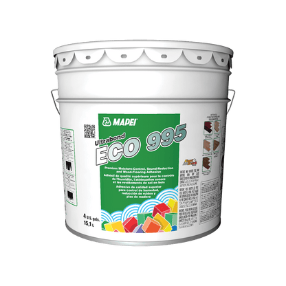 Mapei Ultrabond Eco 995 - Moisture - Control and Sound - Reduction Wood - Flooring Adhesive - 15.1 L - D & R Flooring
