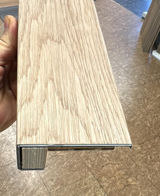 Vinyl SPC Overlap Square Nosing - Custom Stair Nose