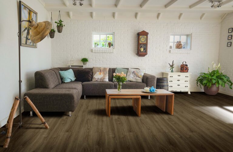 Taiga Aurra Luxury vinyl - Saddle - D & R Flooring