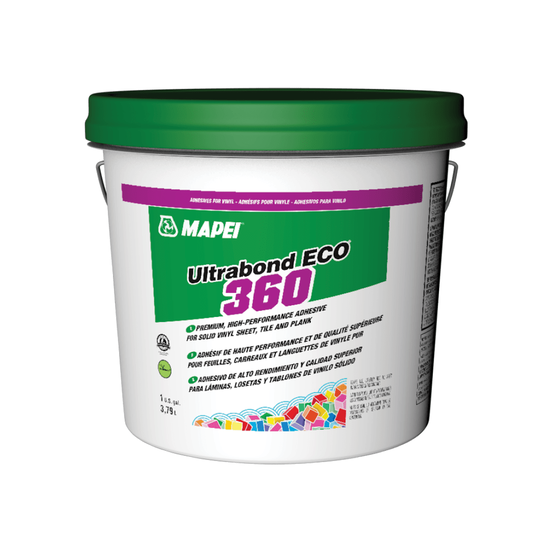 Mapei Ultrabond Eco 360 - High-Performance Adhesive for Solid Vinyl Flooring - 3.79 L