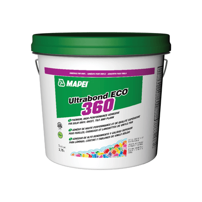 Mapei Ultrabond Eco 360 - High-Performance Adhesive for Solid Vinyl Flooring - 3.79 L