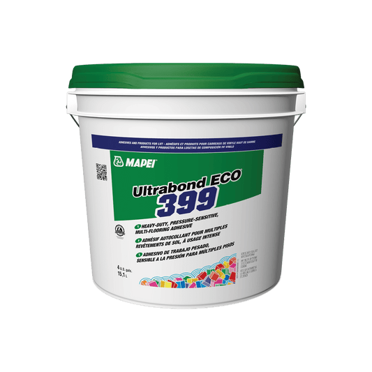 Mapei Ultrabond Eco 399 - Heavy-Duty, Pressure-Sensitive Multi-Flooring Adhesive - 15.1 L