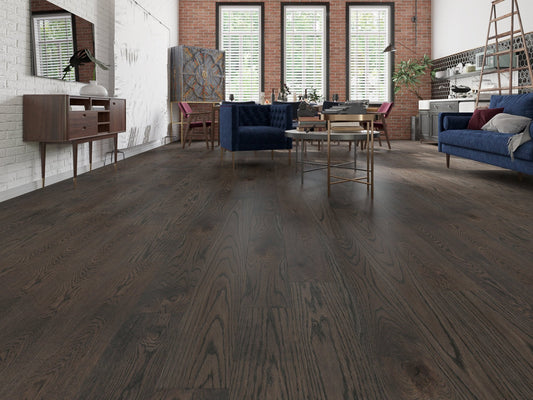 Vidar 6 Collection 3/4" Engineered Hardwood - American Oak Coffee - D & R Flooring