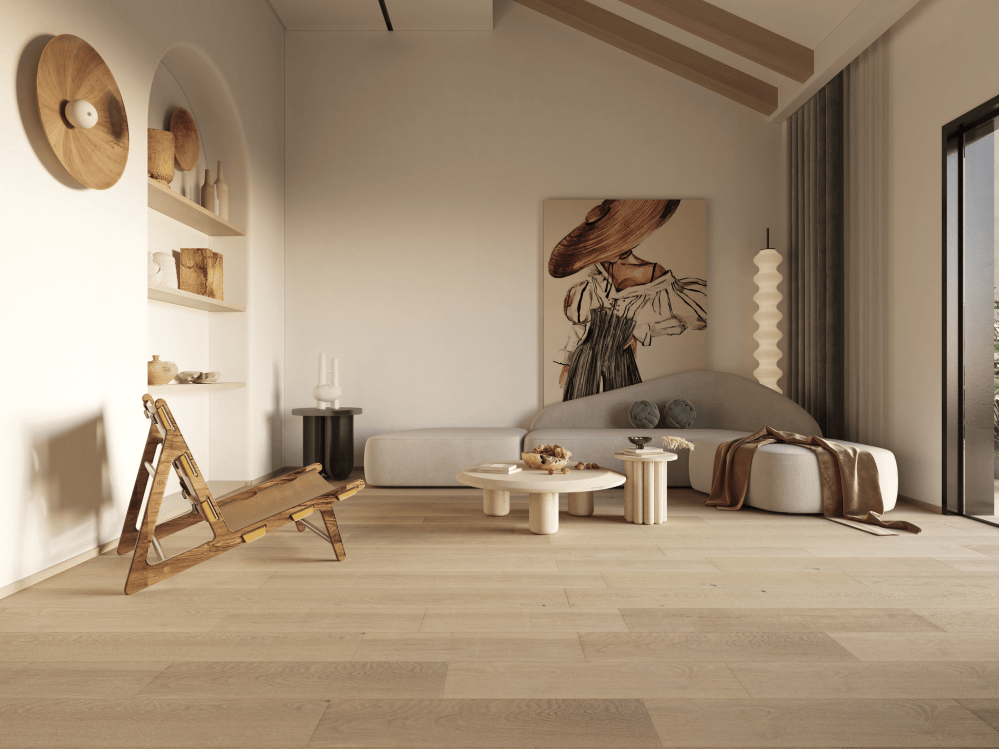 Vidar 6 Collection 3/4" Engineered Hardwood - American Oak Naked Oak - D & R Flooring