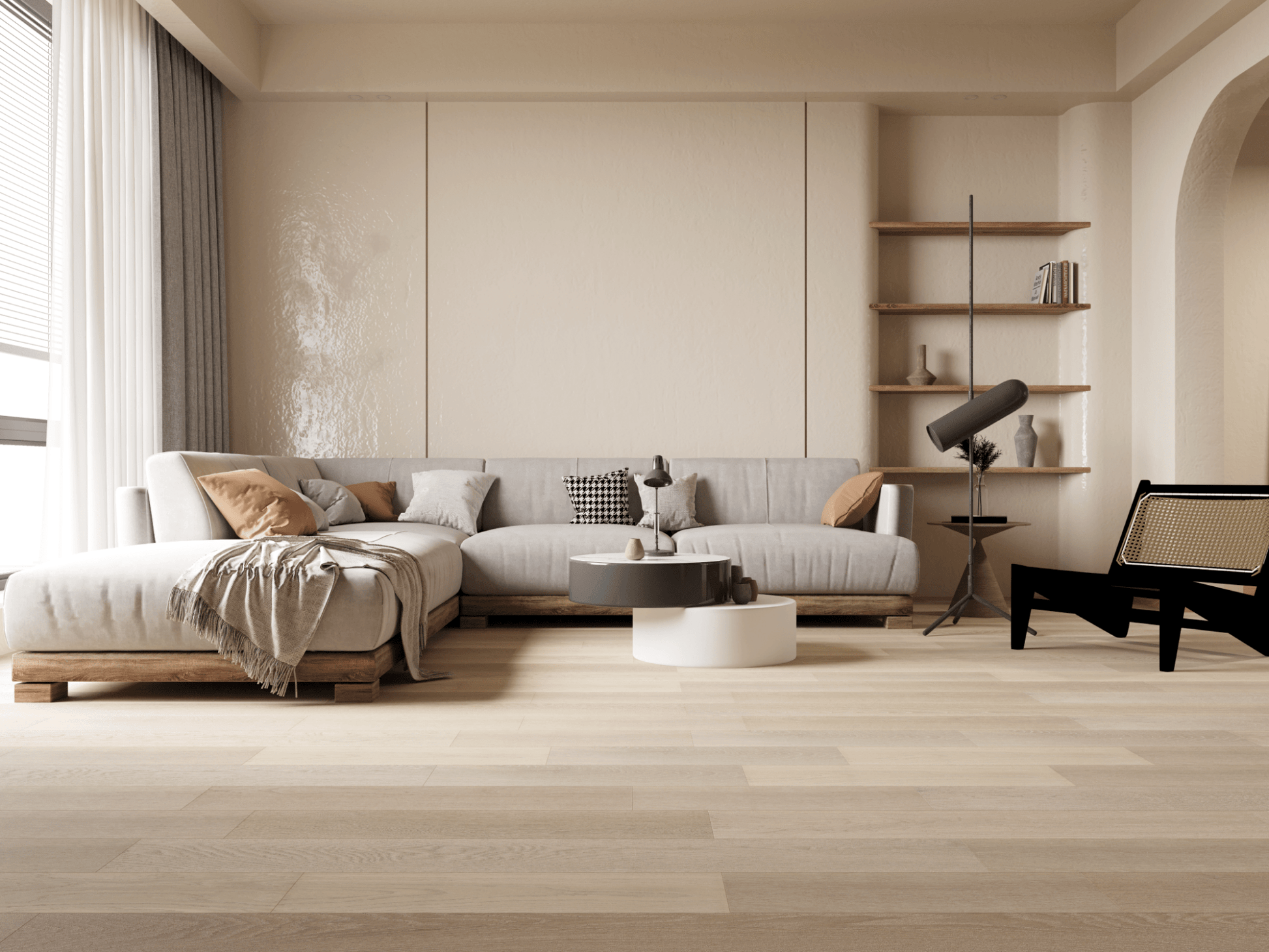 Vidar 6 Collection 3/4" Engineered Hardwood - American Oak Naked Oak - D & R Flooring