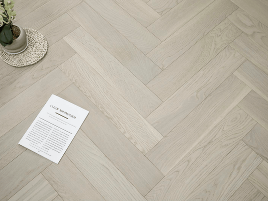 VIDAR Engineered Hardwood American Oak - Herringbone Pearl - D & R Flooring