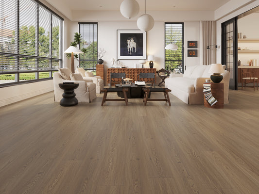 Vidar Luxury Waterproof Flooring Vinyl SPC VS86 CAMEL IIC:77 STC:76