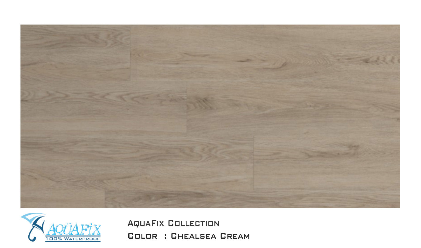 AquaFix SPC Plank - Chelsea Cream