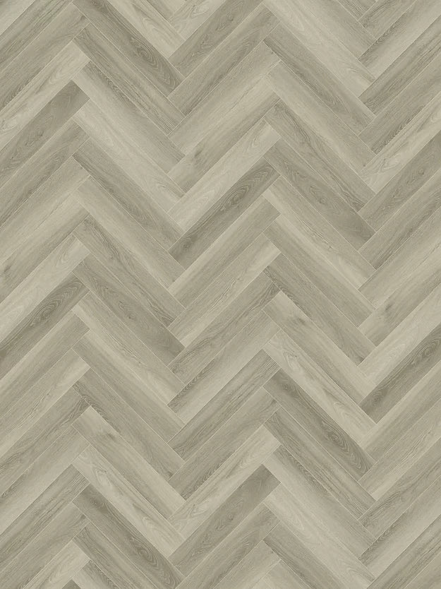 Harbinger Craftsman Vinyl - Herringbone Silver Leaf HCP44077R - D & R Flooring