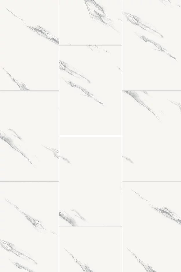 Harbinger WPC Vinyl Tile - Calacatta - D & R Flooring