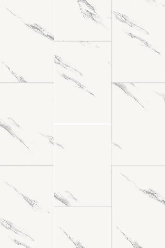 Harbinger WPC Vinyl Tile - Calacatta - D & R Flooring