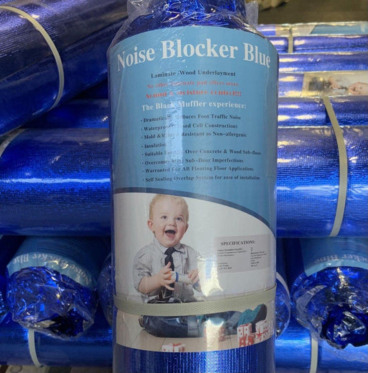Underlay - Noise Blocker Blue Underlayment - D & R Flooring